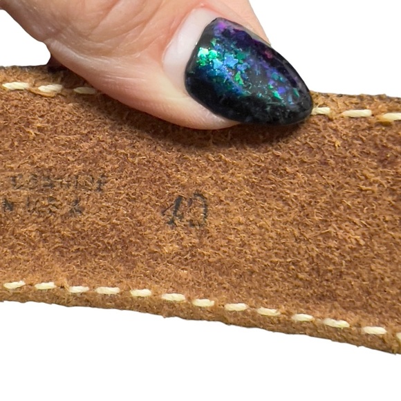 Vintage Leather Custom Stamped Personalized Wayne Longhorn Cattle Western Belt - Picture 10 of 12